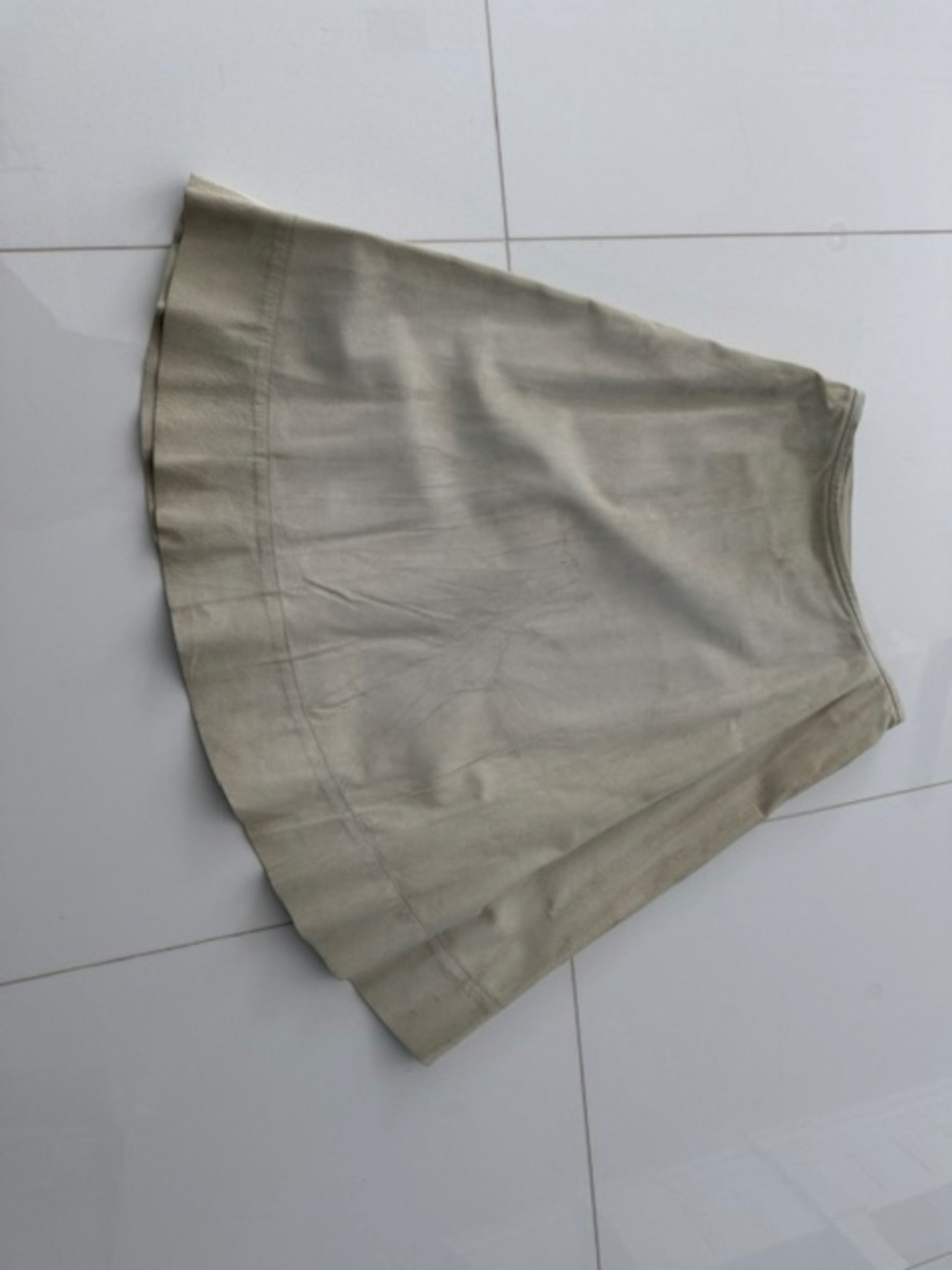 Suede fashion skirt